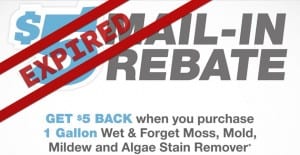 wet forget rebate