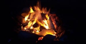 backyard firepit