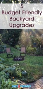Upgrade your backyard with these unique budget friendly ideas!