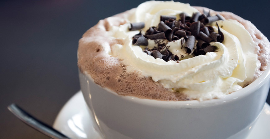 a cup of delicious hot chocolate