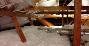 attic insulation to keep warm
