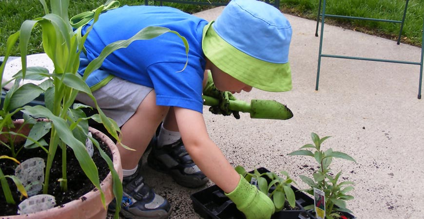 Child With A Green Thumb