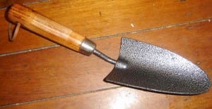 trowel gardening tool