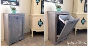 kitchen trash can cabinet