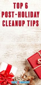 Don't get stressed about cleaning up after the holidays this year! Follow our quick tips and tricks to make holiday clean up a cinch.