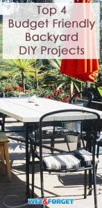 Refresh your backyard by completing one of these easy DIY projects!