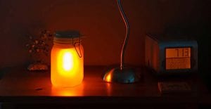 solar powered nightstand