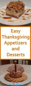 Whip up these easy appetizers or desserts for your Thanksgiving meal!