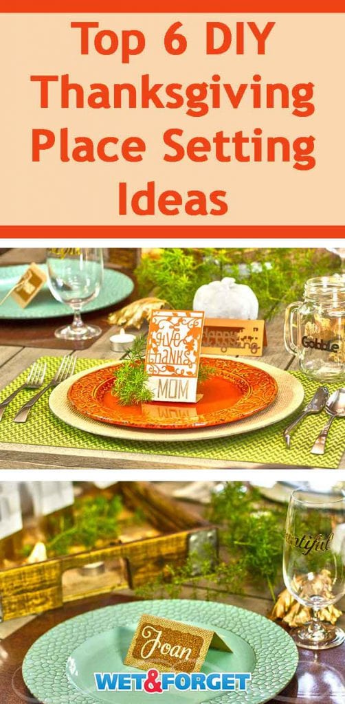 6 Easy Place Settings for your Thanksgiving Table | Life's Dirty. Clean ...
