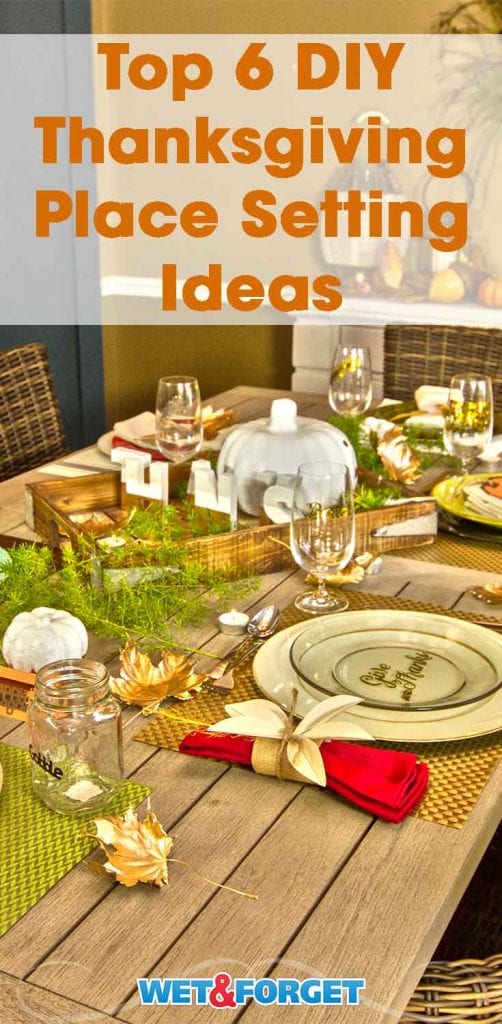 6 Easy Place Settings for your Thanksgiving Table | Life's Dirty. Clean ...