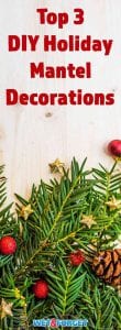 Finish up decorating for the holidays with these easy DIY festive fireplace mantel decorating ideas.