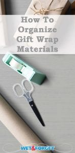 Easily keep your gift wrap organized with these clever DIY ideas!
