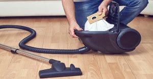 Always empty your vacuum cleaner!
