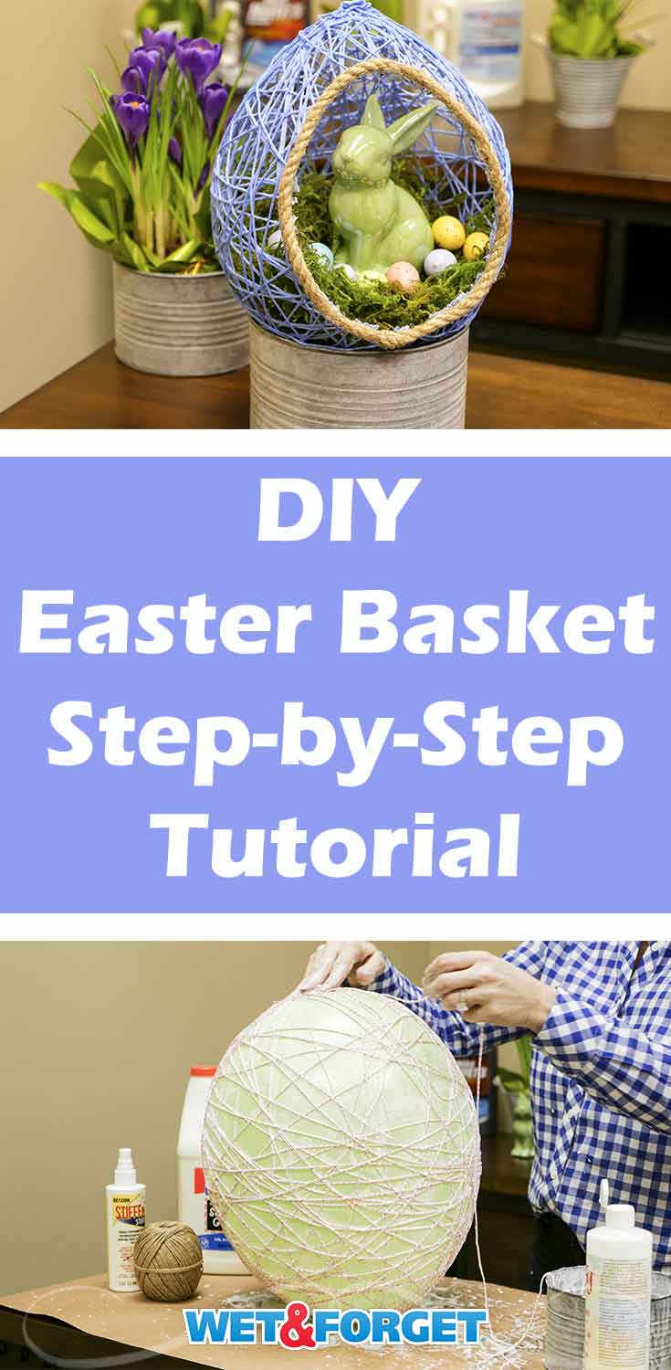 Need a new spring DIY project? Learn how to make your own Easter basket with our tutorial. It's a great craft to work on with the kids!