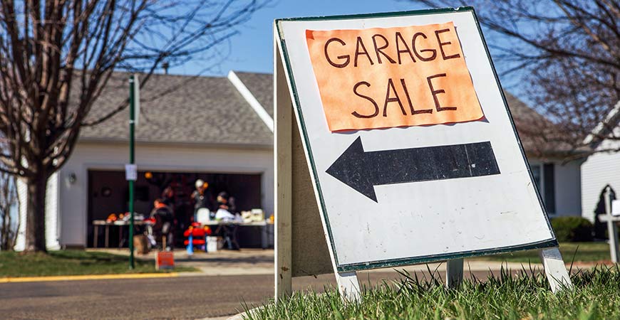 Get ready for your garage sale with our pointers!