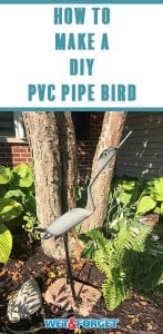 Add some decor to your garden or front yard with a PVC pipe bird! Learn how to make one with our easy tutorial.