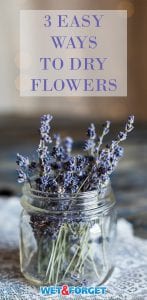 Before tossing out the fall flowers, learn how you can put them to use. Check out these 3 drying flower methods and how to decorate with them.