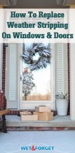 Do you feel a draft coming from your windows or doors this winter? It may be time to replace the weather stripping. Easily replace it with this how-to guide!
