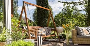 Build furniture for a cozy backyard