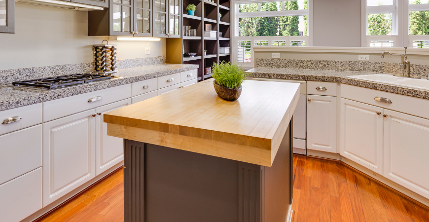 wood kitchen counter cleaning tips