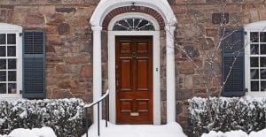 Fix your squeaky wooden door this winter.