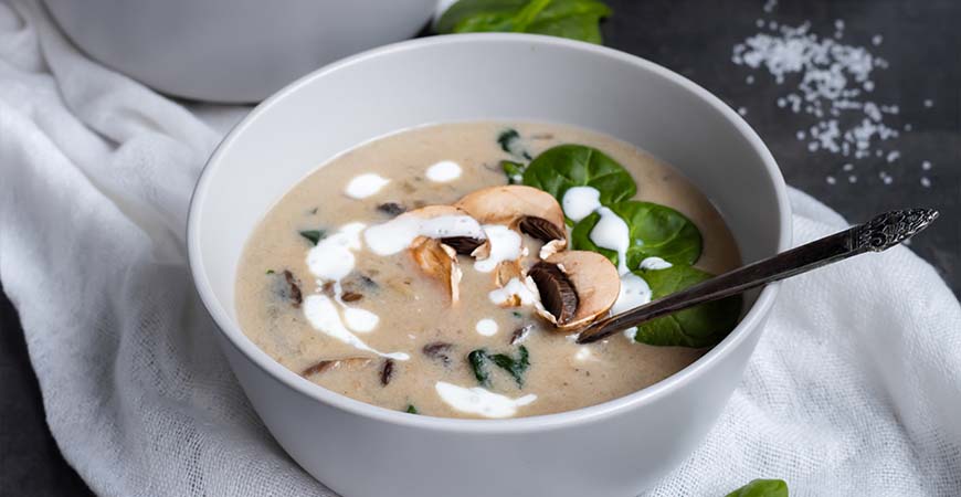 Basil is a great addition to soup. 