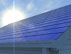 Solar power roof shingles