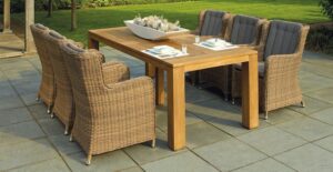 Clean patio furniture