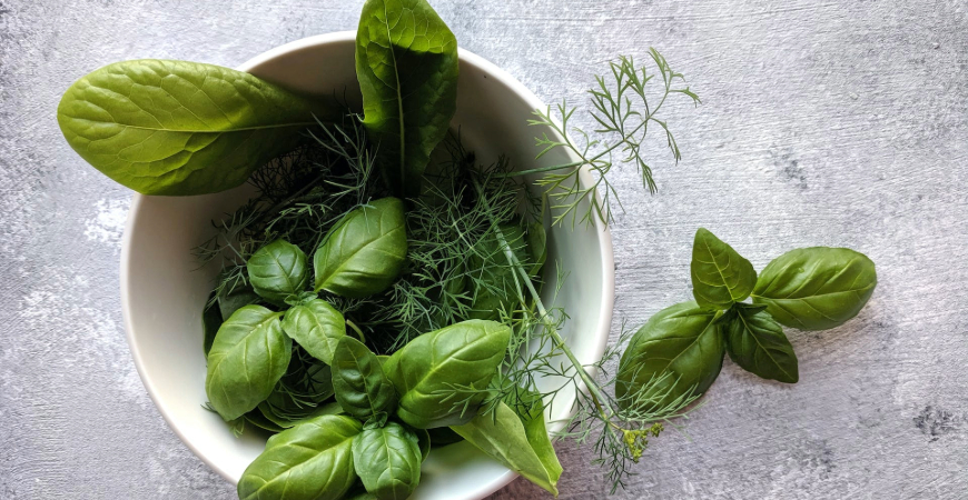 Fresh herbs can help during cold and flu season.